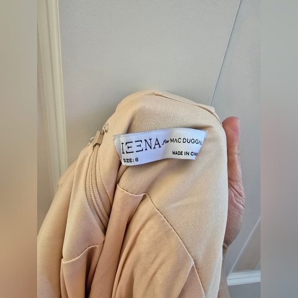 Ieena for Mac Duggal, Sequin Asymmetric Tiered Gown, Iridescent, Size 8,MSRP$398 - Picture 9 of 11